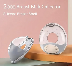 2pcs Silicone Breast Milk Collector With Stand & Scale, Soft Breast Shell, Reusable Nursing Pad Nursing Cup, Portable Travel Milk Saver For Breastfeeding Protect Sore Nipples