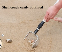 2Pcs Stainless Steel Beach Sieve Set