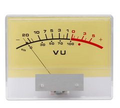 pointer type VU meter moving coil structure VU-73 ammeter VU Panel Meter Audio