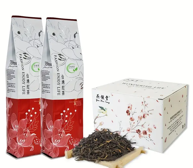 Product Description to Buy  Black Tea, Limited Edition] 2packs YanHouTang Black Tea - Loose Leaf Sun Moon Lake Top Grade, Limited Edition, 75g/pack  Online in India