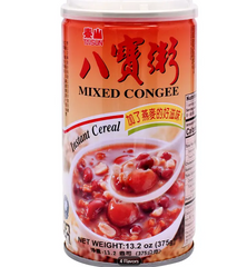 6 Pack Taisun Multigrain Mixed Congee TaiShan Ba Bao Zhou , 4 Flavor to Choose (Black Bean Sesame, Black Glutinouse Rice , Okinawa Brown Sugar and Instant Cereal Ba Bao Zhou)