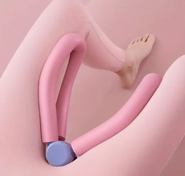 Pelvic Floor Muscle Trainer, 1pc Foam Thigh and Hip Exerciser - Body Shaping, Leg & Butt Training for Postpartum Recovery - Uncharged Power Mode