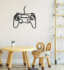 Gamer Metal Wall Art, Video Game Controller Iron Wall Decor, Minimalist Gaming Room Decoration, Ideal Gift for Gamers, Man Cave Artwork, Gamepad Iron Wall Hanging