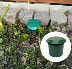 Plastic Snail Cage - 1pc Slug Catcher Trap Tool - 10x11cm Animal Pest Trapper Control, No Harm To Vegetable And Flower Green