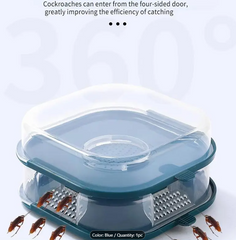 Cockroach Trap Non-Toxic Reusable House Cockroach Repellent Bait Pest Control Eco-Friendly Cockroach for Kitchen and Toilet