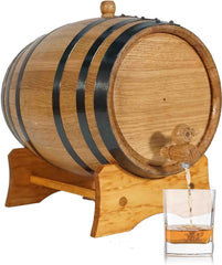 1 Gallon Oak Aging Barrel with Stand