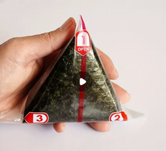 100pcs Authentic Japanese Onigiri Bags - Double Layered, Leak-Proof Triangle Rice Ball Wrappers