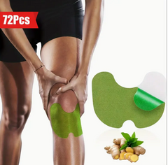 72PCS Knee Patches, Warming Herbal Patches for Knee Patch, Natural Wormwood Extract Sticker for Knee, Back, Neck, Hand, Shoulder