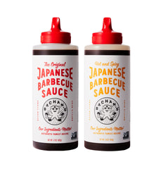 Bachan's Japanese Barbecue Sauce 2 Pack - 1 Original, 1 Hot and Spicy - BBQ Sauce for Wings, Chicken, Beef, Pork, Seafood, Noodles, and More. Non GMO, No Preservatives, Vegan, BPA free