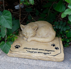 Cat Pet Memorials Animal Statue Mold Table Decoration