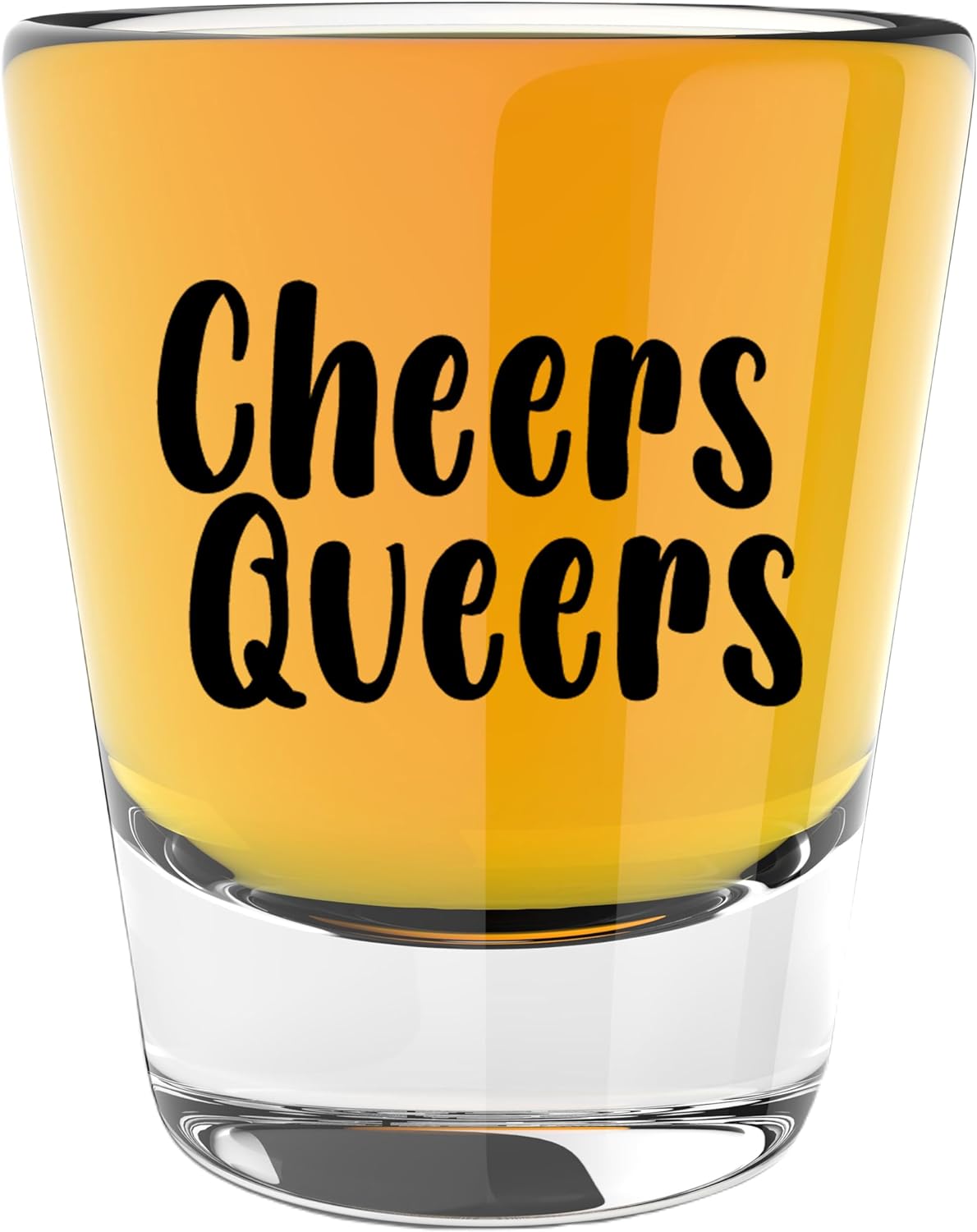 Cheers Queers Shot Glass, Funny Shot Glasses for Adults, Gay Shot Glass for Men, Lesbian Gifts for Girlfriend, Pride Month Gifts for Gay Men