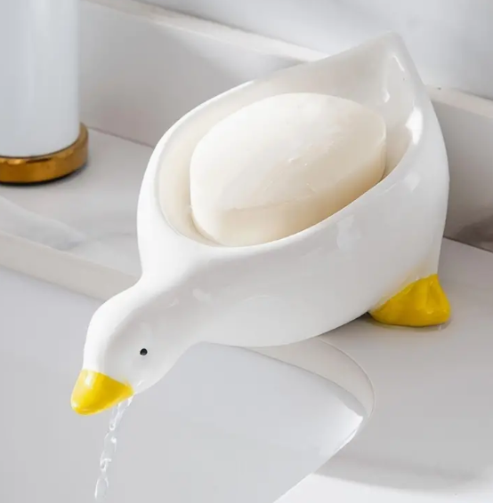 Creative Cute Duck Shape Soap Holder