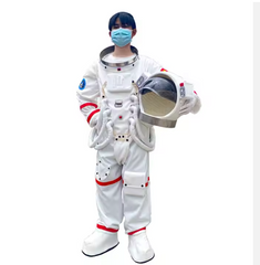 Custom astronaut cartoon figure costume Space suit children