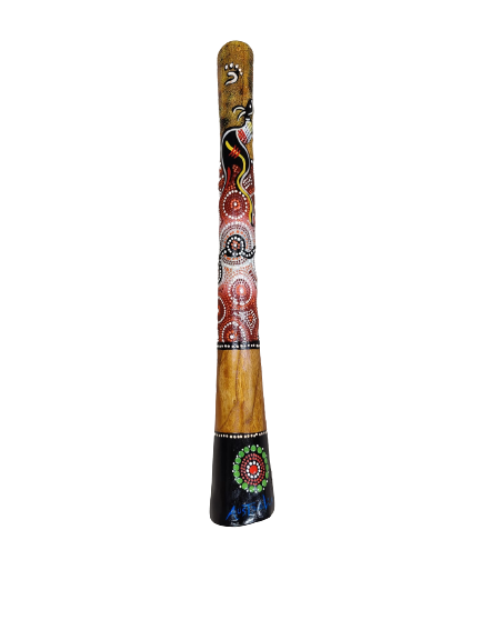 Didgeridoo with Aboriginal Art - Size Medium