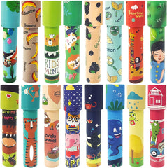 16 Pcs Classic Kaleidoscopes Toys,Magic Kaleidoscopes,Educational Kaleidoscope,Colorful and Varied Kaleidoscope for Birthday Present,students,Kids,Party Favors,Bag Fillers,School Classroom Prizes