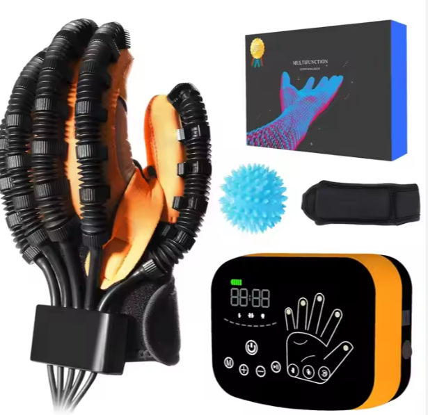 Electrical Exerciser Hand Therapy Stroke Hand Fingers Training Robotic Hand Rehabilitation Robot Gloves