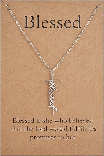 Faith Cross Necklace for Women Religious Gifts for Women Christian Jewelry Gifts for Women