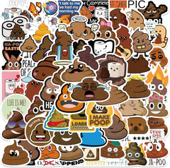 Funny Poop Stickers for Kids | 60 PCS