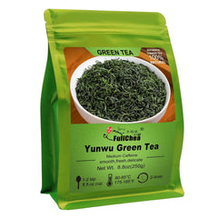 FullChea - Maojian - Chinese Yunwu Green Tea - Green Tea Loose Leaf - Mao Jian Tea - Refreshing Brisk - Improve Focus