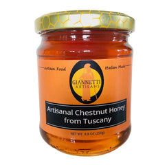 Giannetti Artisans Unpasteurized Chestnut Honey from Tuscany, Italy - Artisan Produced