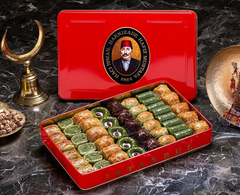 HAFİZ MUSTAFA 1864 Pistachio Baklava Assortment (XL Metal Box)