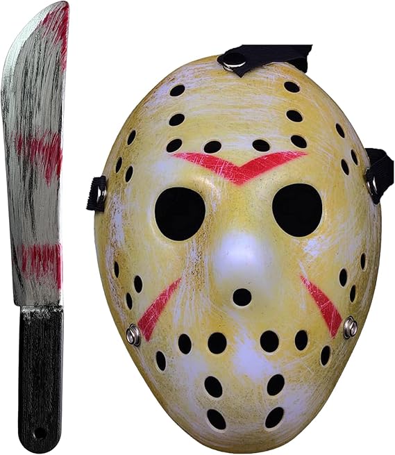 Halloween Role Play Horror Mask Machete Party Masquerade Props