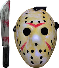 Halloween Role Play Horror Mask Machete Party Masquerade Props