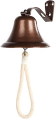 Hanging Bell Dinner Bell Outdoor Bell Bracket Mount Wall Bell Indoor Rope Bell