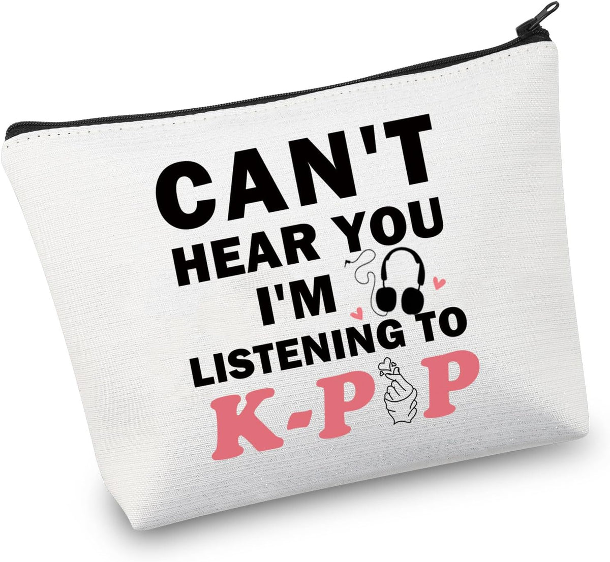 K-Pop Lover Makeup Bag K-Pop Gifts Korean Music K-Drama Lover Cosmetic Travel Pouch