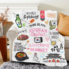Korean Drama Gifts for Women, Korean Blanket, K Pop Lovers Gift