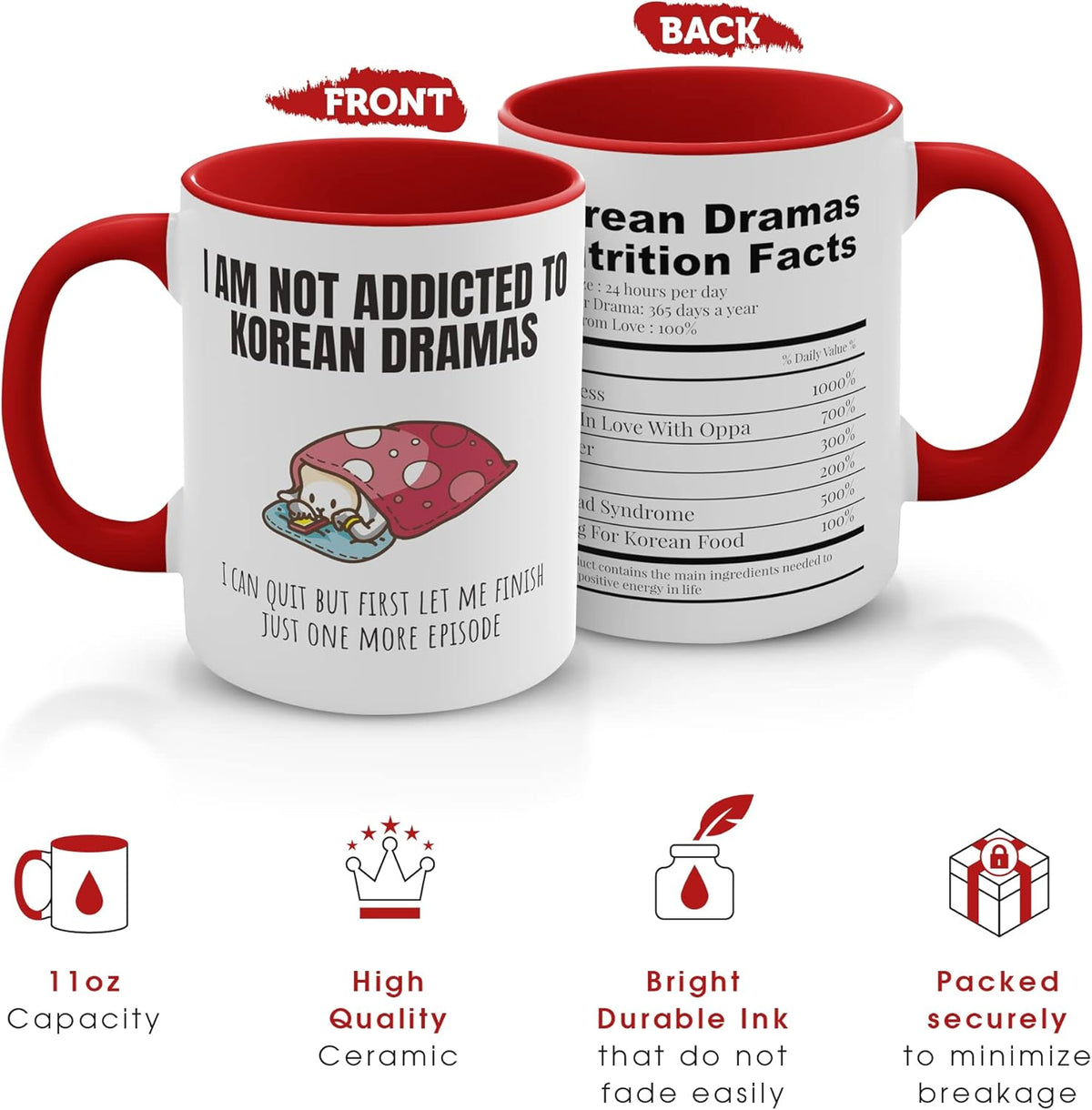 Korean Drama Lover Funny Mug