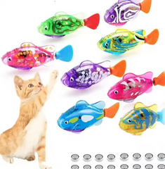 LED Light Interactive Robot Fish Toys