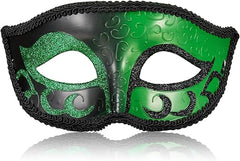 Masquerade Mask for Men- Retro Venetian Mens Masquerade Mask for Halloween Party Mardi Gras Mascarade Ball