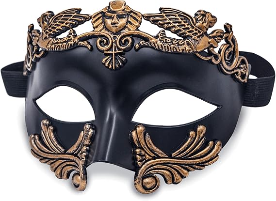 Venetian Half Face Mask for Mascarade Ball Mardi Gras Halloween Party