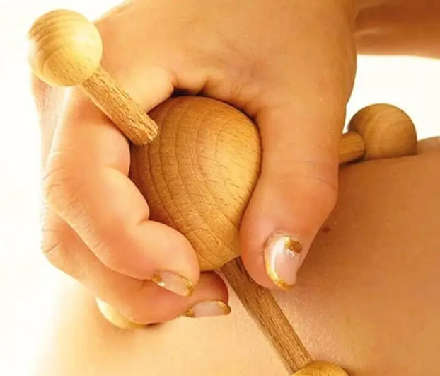 Muscle Relief Handheld Well Being Natural Wood Body Care Wooden Jolly Massager