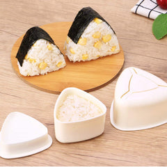 Onigiri Mold Triangle, 2 Pieces Rice Ball Mold Makers, Triangle Sushi Mold for Bento or Japanese Boxed Meal Children Bento