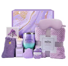 Purple Get Well Soon Gift Box Set