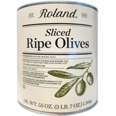 Roland Foods Sliced Black Ripe Olives, Specialty Imported Food