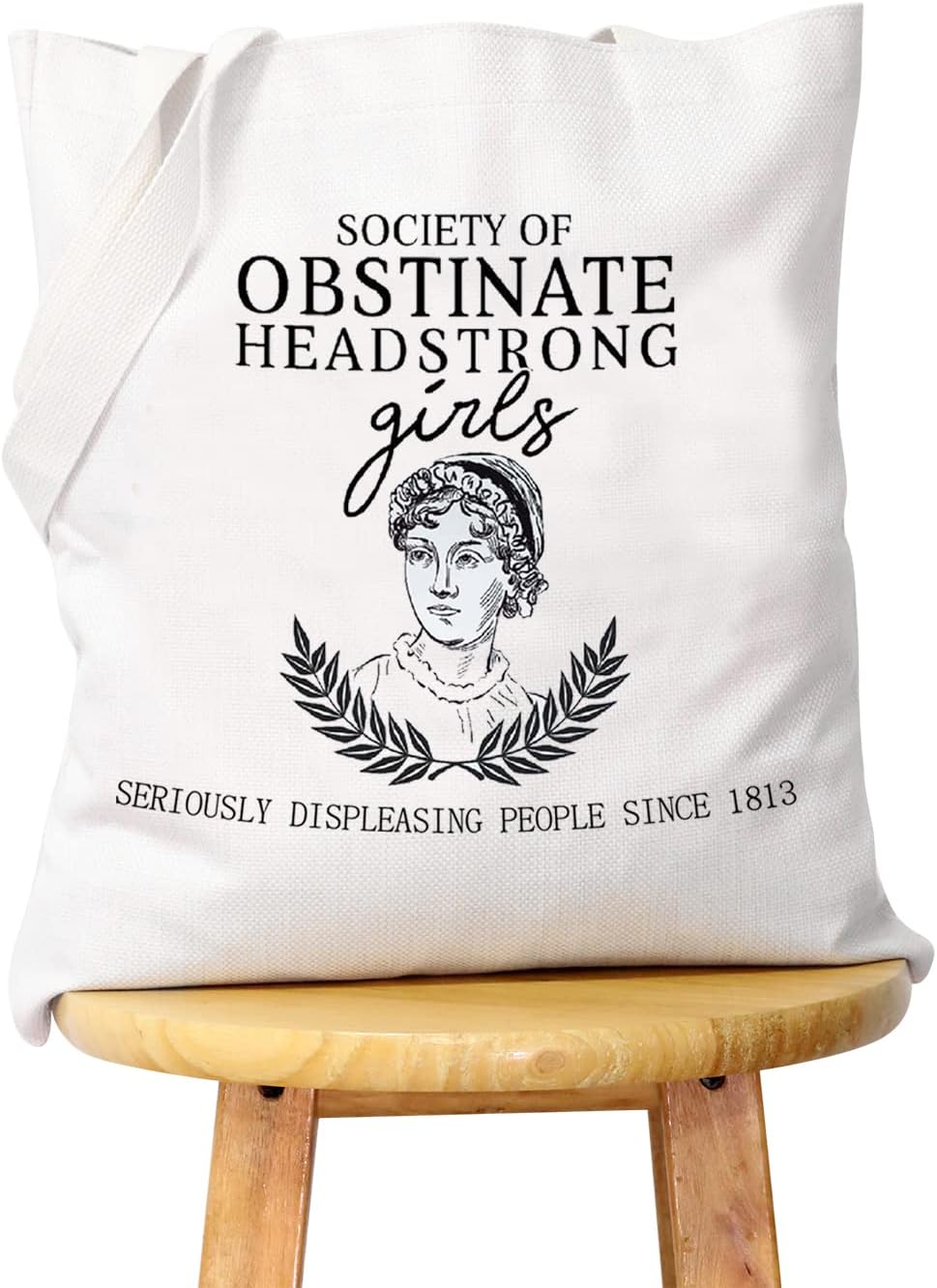 Society Of Obstinate Headstrong Girls Bookish Gift Feminist Gift Zipper Pouch Cosmetics Bag For Woman (Obstinate Headstrong Girls tote)