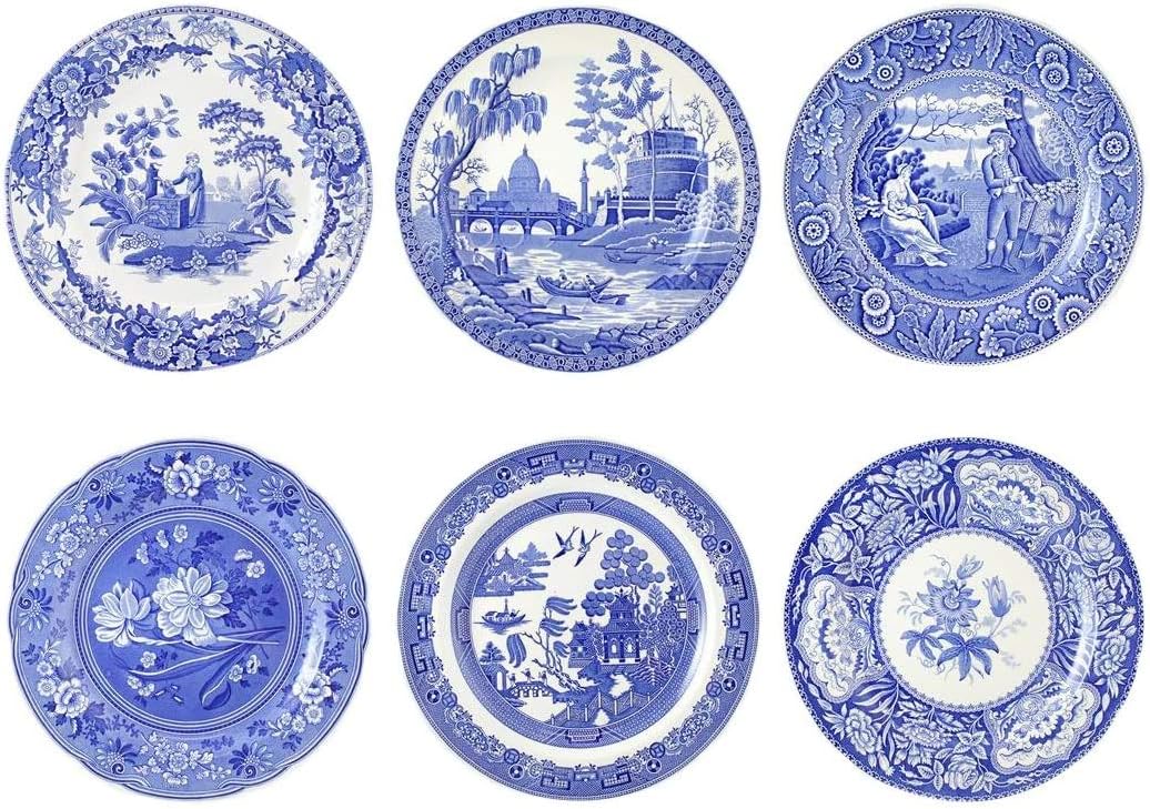 Spode Blue Room Georgian Plates