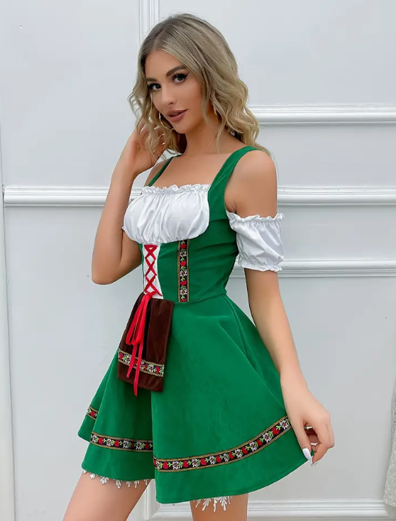 Celebrate Oktoberfest with the Timeless Vintage Beer Dirndl Dress