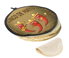 Tortilla Warmer Pouch Mexican Food Warming Trays