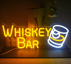 Whiskey Bar Neon Sign Led Neon Lights For Wall Decor