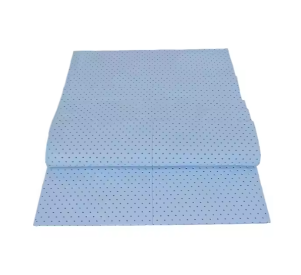 Blue Liquid Absorbent Pads Oil Spill Mats