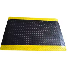 Industrial Rubber Anti fatigue Mat Black and Yellow Color ESD Antifatigue Floor Mat