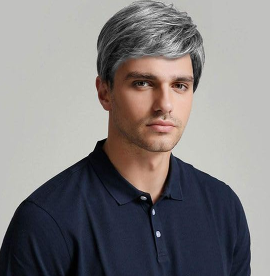 Synthetic Heat-Resistant Wigs for Men