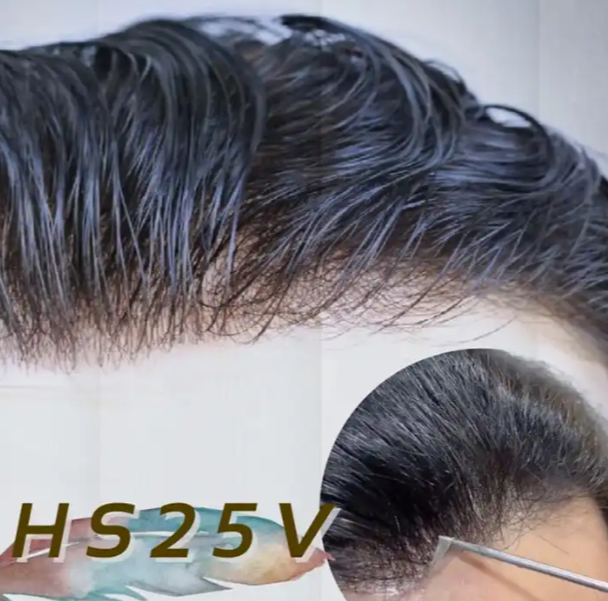 Ultra Super Thin Skin Toupee for Men - Human Hair System