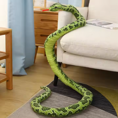 simulated snake cute snake soft toy stuffed animal plush toys cartoon spotted python giant snake plush toys