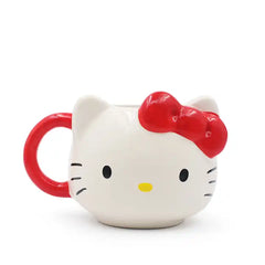 Ceramic Hello Cat Cute Cat Mug Cups with Handle for Cat Lovers