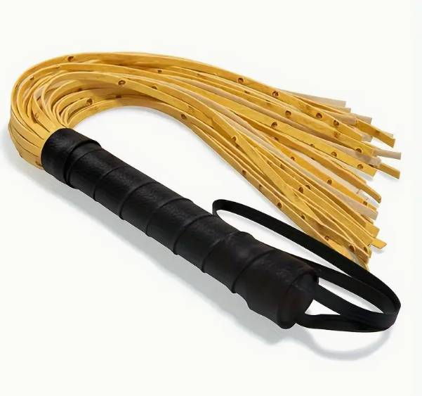 Sexual Faux Leather Whip BDSM Training Whip Men's and Women's Sexual Whip